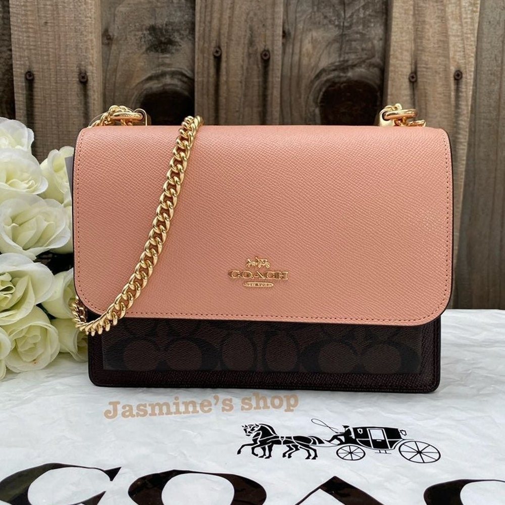 NWT Coach Klare Crossbody In Signature Canvas c7589 $398